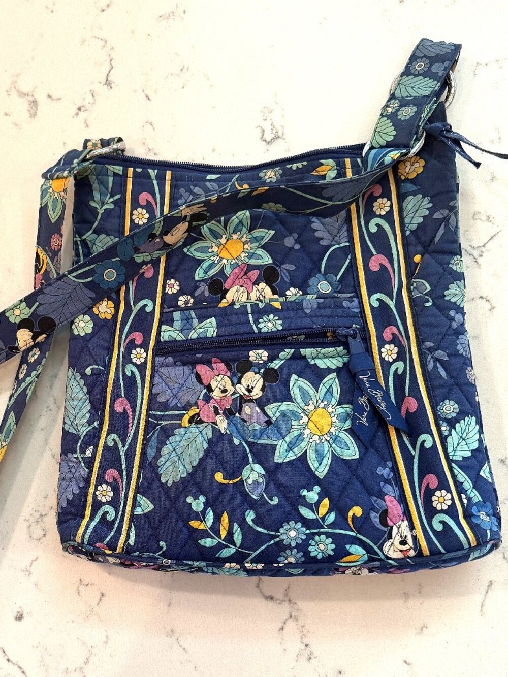 Vera Bradley Disney Parks Disney Dreaming Large Hipster Crossbody Bag Mickey